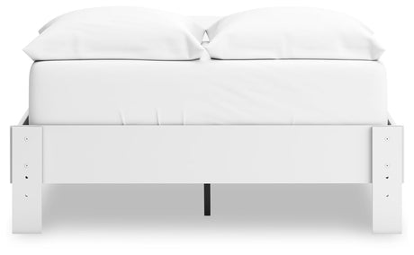 Hallityn White Full Platform Bed - Ornate Home