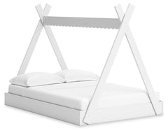 Hallityn White Full Tent Bed - Ornate Home
