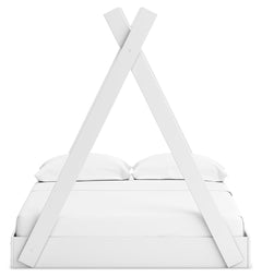 Hallityn White Full Tent Bed - Ornate Home