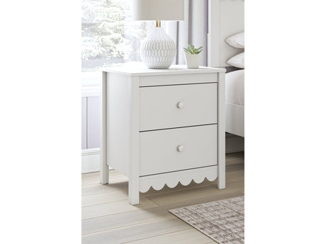 Hallityn White Nightstand - Ornate Home