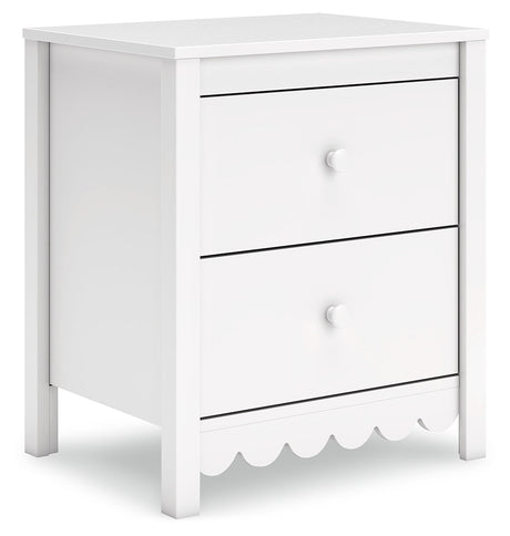 Hallityn White Nightstand - Ornate Home