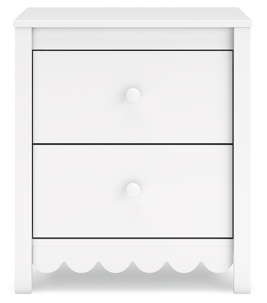 Hallityn White Nightstand - Ornate Home