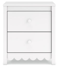 Hallityn White Nightstand - Ornate Home