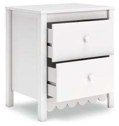 Hallityn White Nightstand - Ornate Home