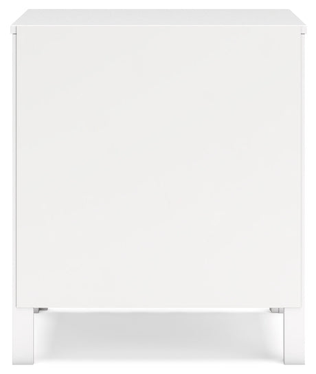 Hallityn White Nightstand - Ornate Home