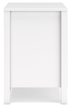 Hallityn White Nightstand - Ornate Home