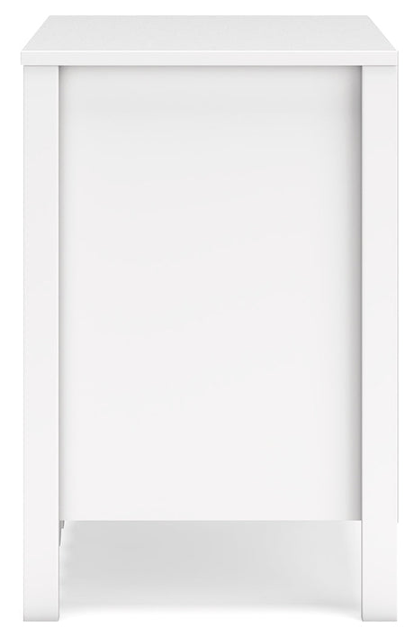 Hallityn White Nightstand - Ornate Home