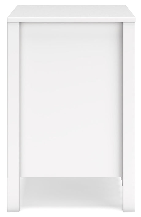 Hallityn White Nightstand - Ornate Home