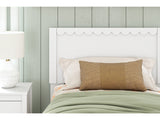 Hallityn White Twin Panel Headboard (Online Special Price) - Ornate Home