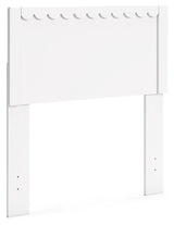 Hallityn White Twin Panel Headboard (Online Special Price) - Ornate Home