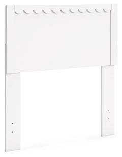 Hallityn White Twin Panel Headboard - Ornate Home