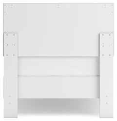 Hallityn White Twin Panel Platform Youth Bed - Ornate Home