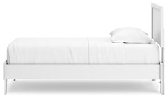 Hallityn White Twin Panel Platform Youth Bed - Ornate Home