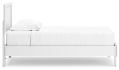 Hallityn White Twin Panel Platform Youth Bed - Ornate Home