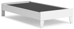 Hallityn White Twin Platform Bed - Ornate Home