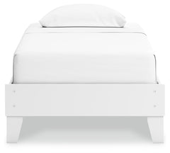 Hallityn White Twin Platform Bed - Ornate Home