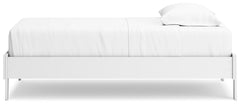 Hallityn White Twin Platform Bed - Ornate Home