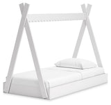 Hallityn White Twin Tent Bed (Online Special Price) - Ornate Home