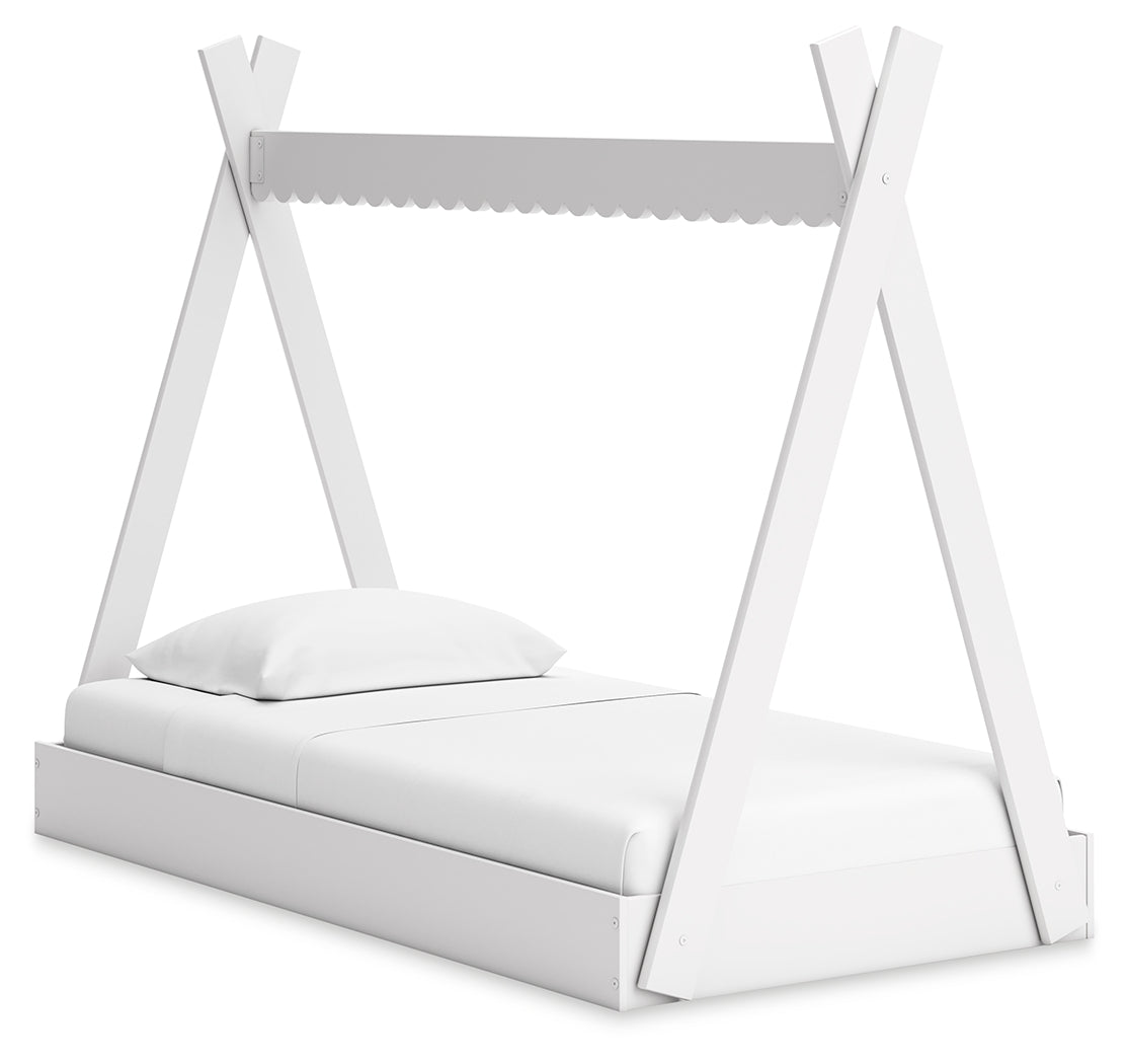 Hallityn White Twin Tent Bed (Online Special Price) - Ornate Home
