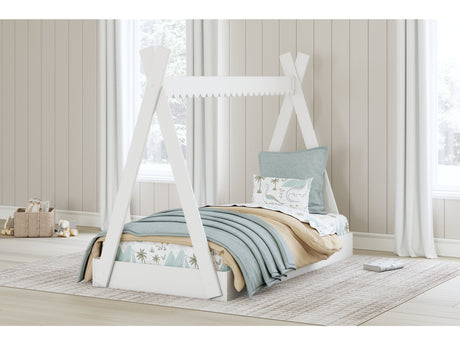 Hallityn White Twin Tent Bed - Ornate Home