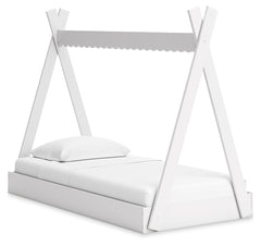 Hallityn White Twin Tent Bed - Ornate Home