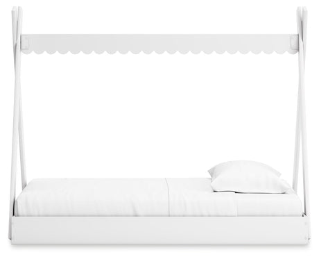 Hallityn White Twin Tent Bed - Ornate Home