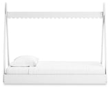 Hallityn White Twin Tent Bed - Ornate Home