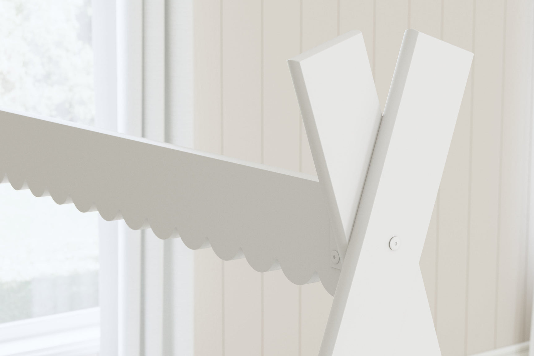 Hallityn White Twin Tent Bed - Ornate Home