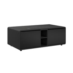 Halo Black Smart Coffee Table with Cooler and Speaker - Ornate Home