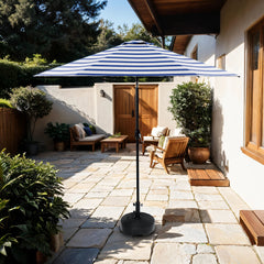 Halo Blue/White/Black Umbrella - Ornate Home