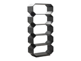 Halston Black Etagere - Ornate Home