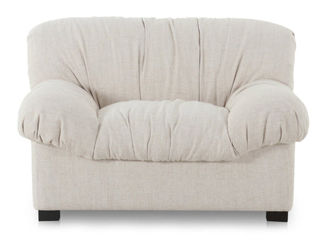 Halston Flecked Oat Lounge Chair - Ornate Home