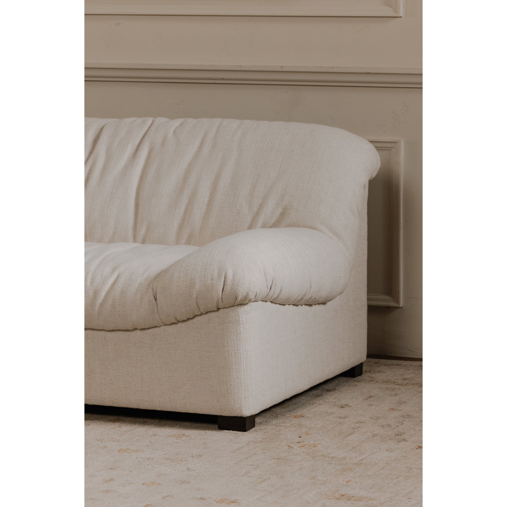 Halston Flecked Oat Sofa - Ornate Home