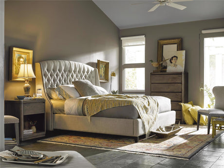 Halston Graphite King Bed - Ornate Home
