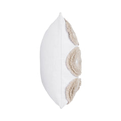 Halston Ivory 22x22 Throw Pillow (Set of 2) - Ornate Home