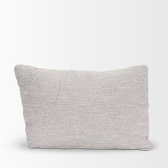 Halston Light Gray Arm Pillow Performance Fabric - Ornate Home