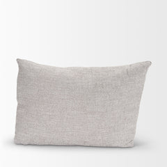 Halston Light Gray Arm Pillow Performance Fabric - Ornate Home