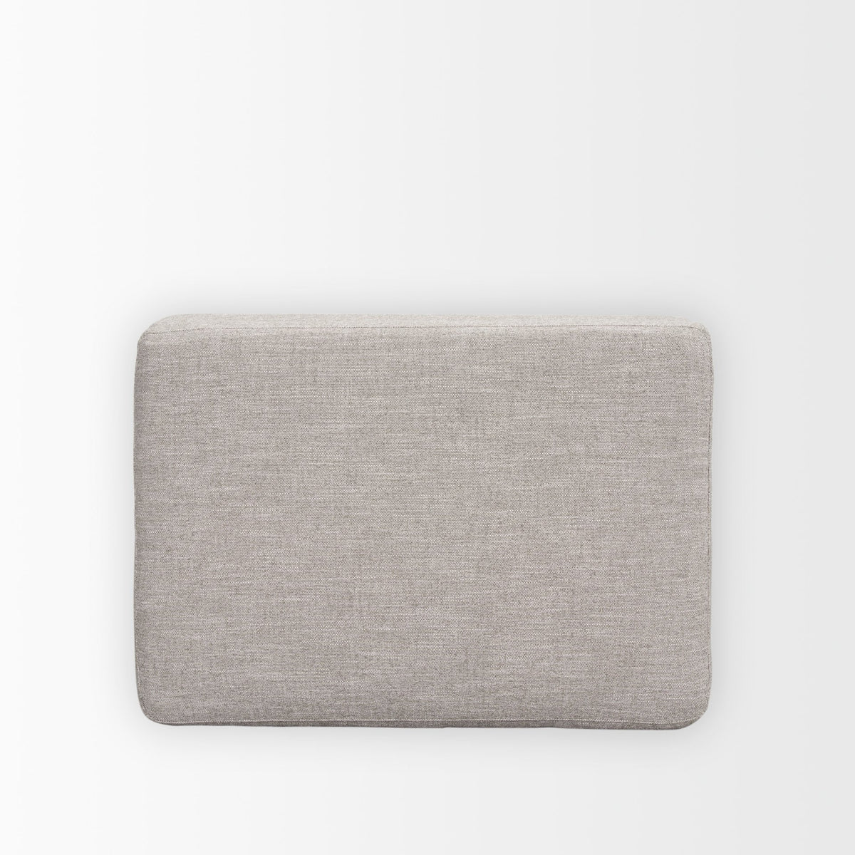 Halston Light Gray Small Ottoman Performance Fabric - Ornate Home