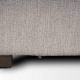 Halston Light Gray Small Ottoman Performance Fabric - Ornate Home