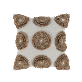 Halston Natural 22x22 Throw Pillow (Set of 2) - Ornate Home