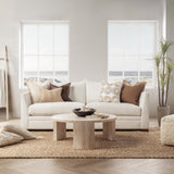 Halston Natural 22x22 Throw Pillow (Set of 2) - Ornate Home