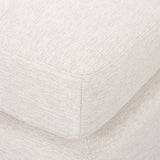 Halston Oatmeal Large Ottoman Performance Fabric - Ornate Home