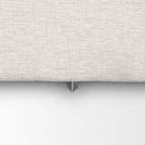 Halston Oatmeal Large Ottoman Performance Fabric - Ornate Home