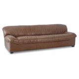 Halston Tan Leather Sofa - Ornate Home