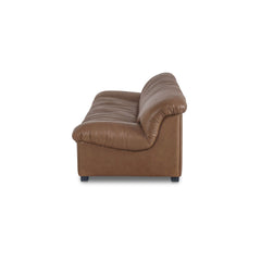 Halston Tan Leather Sofa - Ornate Home