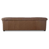 Halston Tan Leather Sofa - Ornate Home