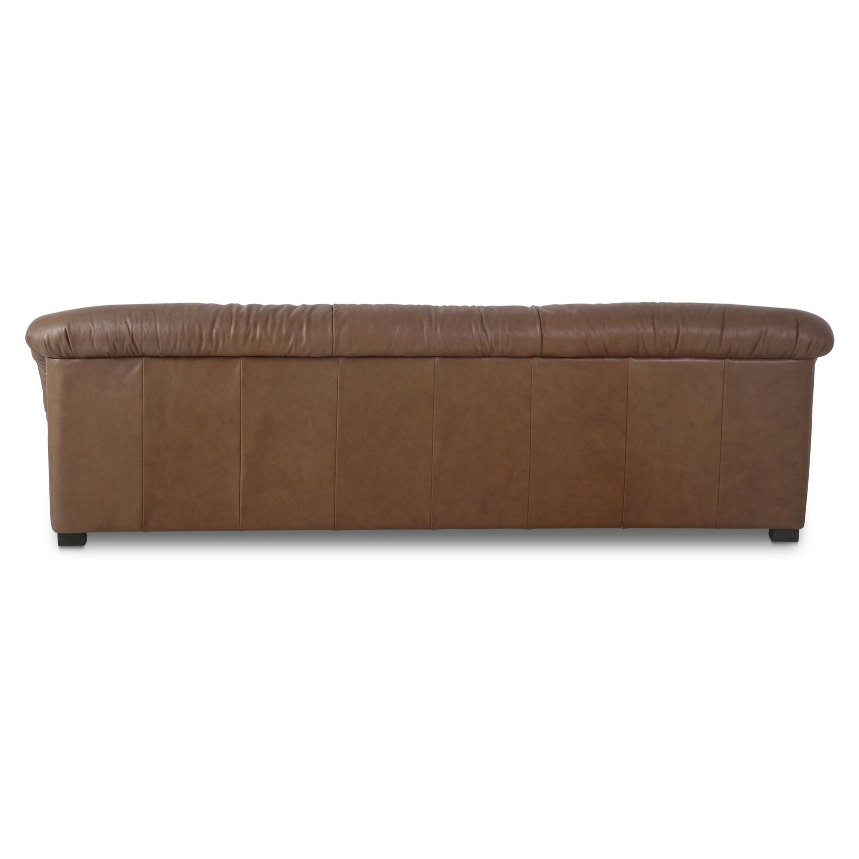 Halston Tan Leather Sofa - Ornate Home