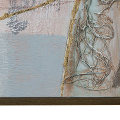 Halu Blue/Orange Canvas - Ornate Home
