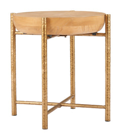 Halva Natural Side Table - Ornate Home