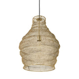 Halycon Gold Mesh and Iron Pendant Light - Ornate Home